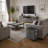 Kaylena 3 - Drawer Nightstand with Fingerprint Lock and LED Lights and Music Player-1265791736