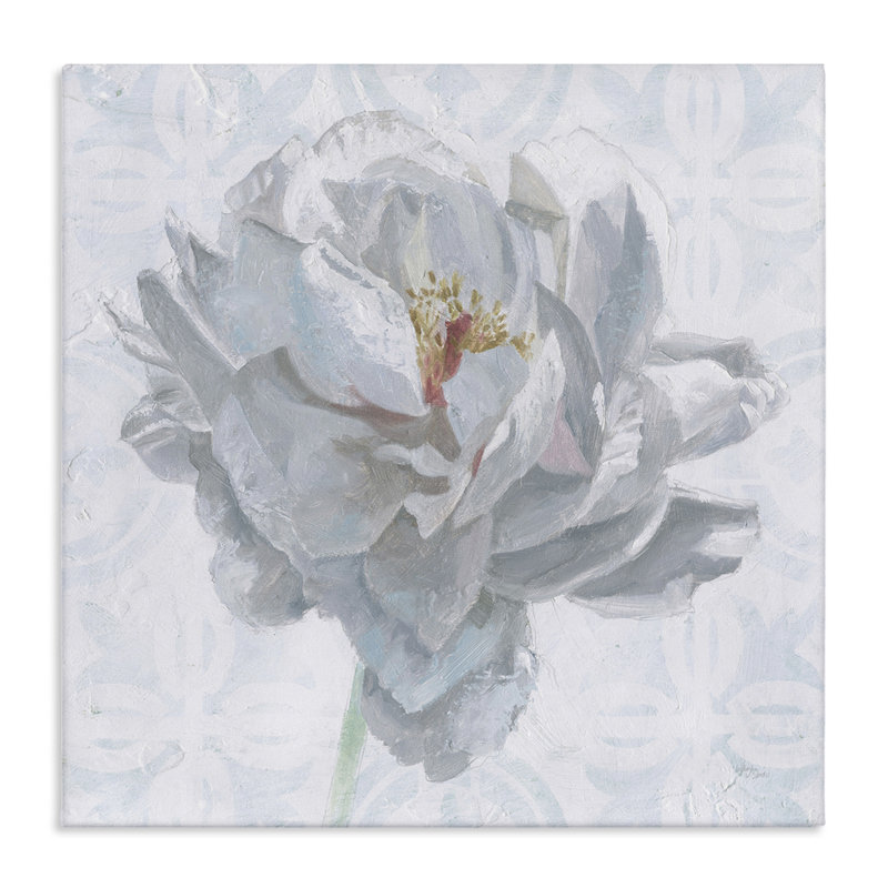 White Sublime Peony Canvas Wall Art by Wellington Studio, 30" H x 30" W