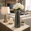 Vase en céramique avec motif texturé deux tons-1312443585