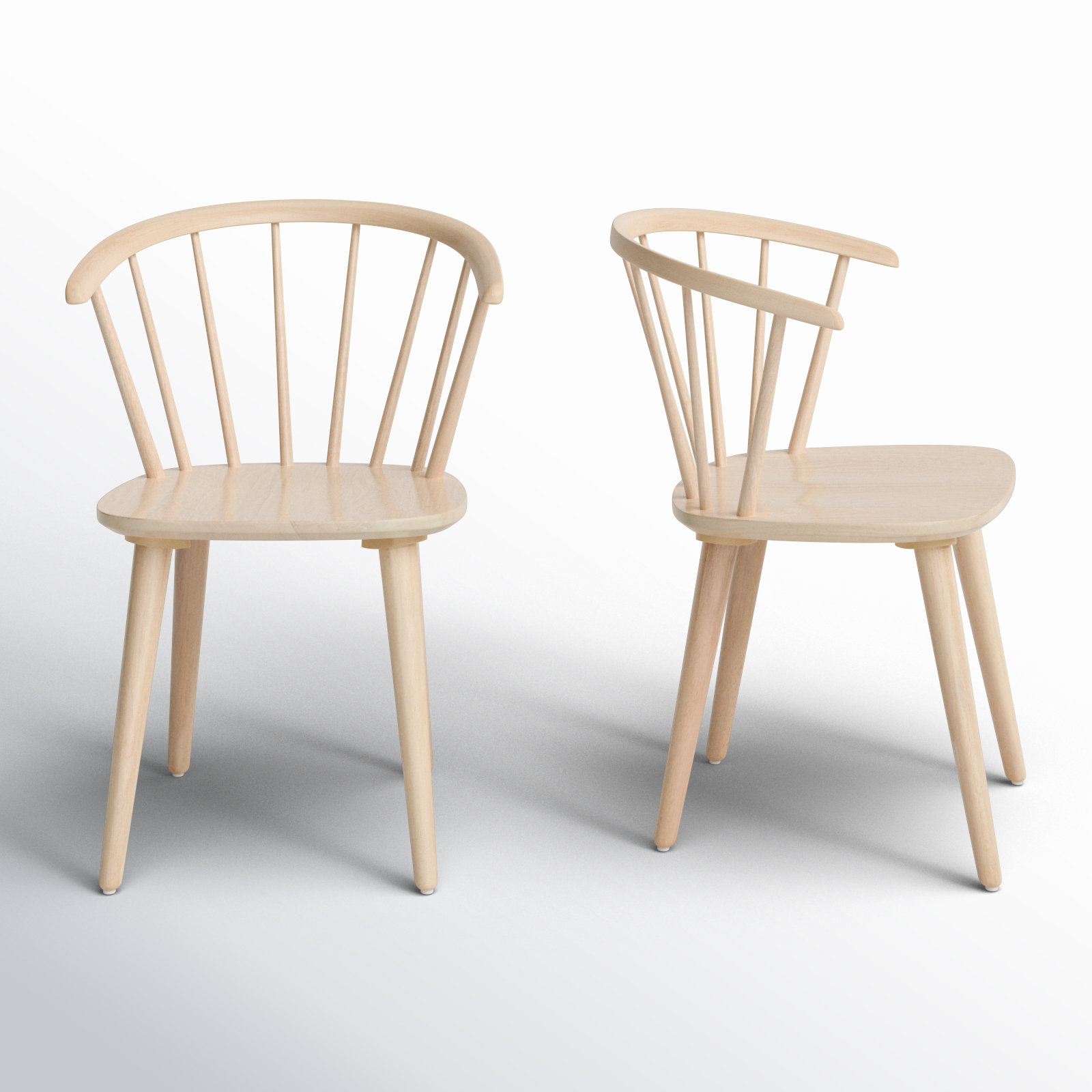 Sheffield Solid Wood Dining Chair, White Wash