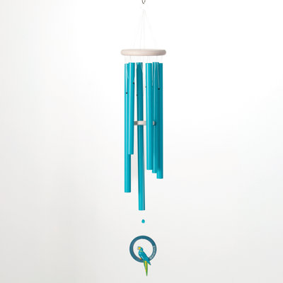 Margaritaville Turquoise Parrot Wind Chime