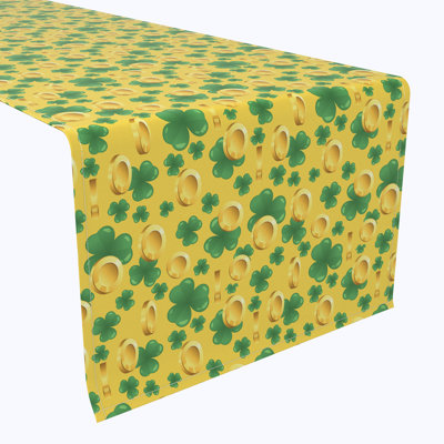 Lamine Falling and Shamrock Joy Table Runner