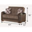 Blaris 63'' Upholstered Convertible Sofa