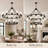 40" 2-Tier Wagon Wheel Chandelier