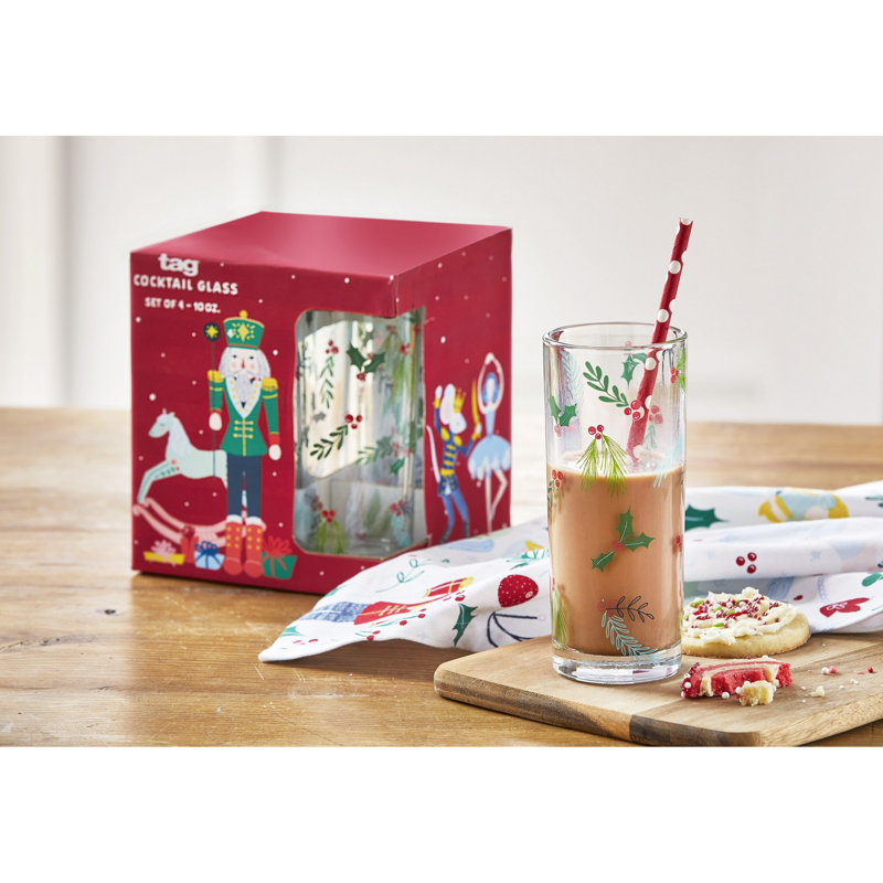 Nutcracker Drink Glass S/4