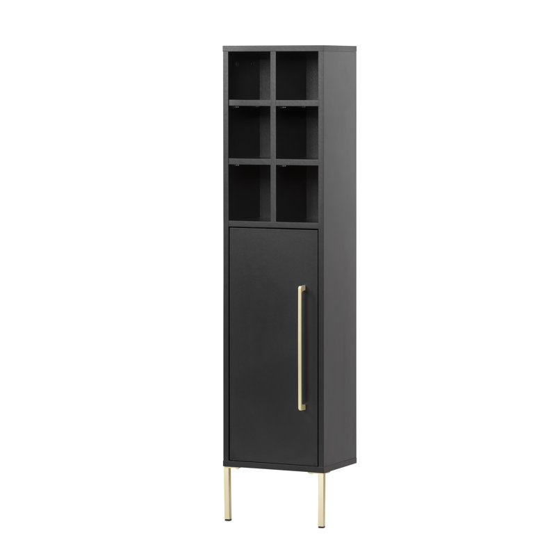 Sarah Linen Cabinet, Black