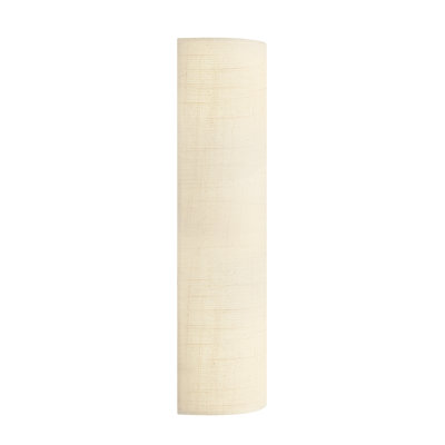 Textile - Classic ADA Tube Fabric Wall Sconce - Cream Linen