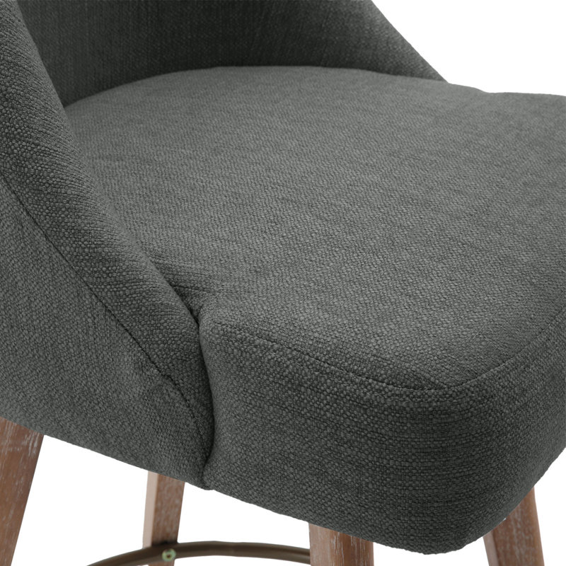 26'' Swivel Counter&Bar Stool, Gray