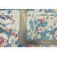 Tapis moderne tissé à la main en viscose bleue 5 pi 11 po x 9 pi 1 po Modern