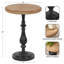 Table de bout en bois et métal-316275131-316275129