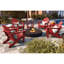 Chaise Adirondack pliante pour l'extérieur, résistante aux intempéries (vert)-1083084411