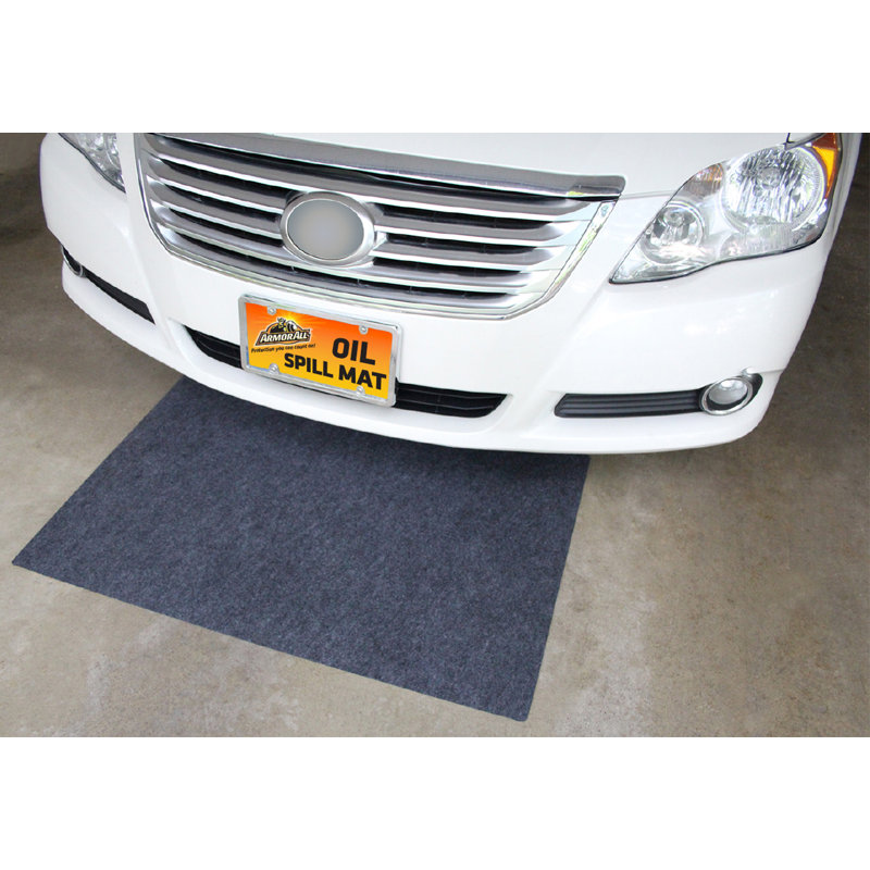 Armor All Premium Oil Spill Mat, Garage Floor Maintenance Mat (30" x 59"), Absorbent Oil Pad, Reusable, Washable, Durable, Waterproof Backing Contains Liquids, Protects Surface (USA Made)