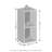Shavon 2-Tier Multipurpose Clothing & Closet Storage Organizer Shelf, 10-Inch Width-126699117-108207279