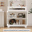 Armoire de rangement de 62 po de hauteur avec tiroirs, armoire de cuisine moderne avec tablette ouverte à 3 niveaux et grand comptoir, pour café, salle à manger-1605481772