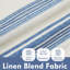 Chris Vertical Striped Linen Blend Lined Thermal Insulated Blackout Rod Pocket Back Tab Curtains-571856930-571856937-598794736