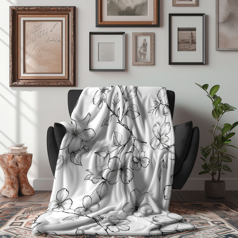 Jeté Lily Veil - 1 pièce Sherpa Premium, L 60 po x L 80 po