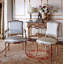 Upholstered Arm Chair in White