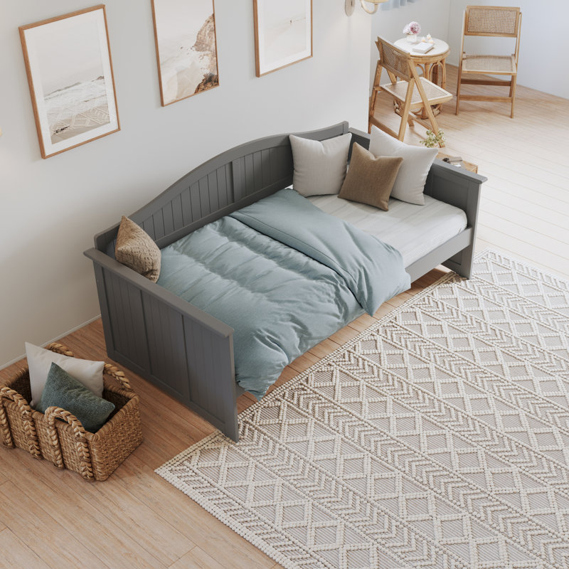 Nantucket Solid Wood Twin Daybed, Gray