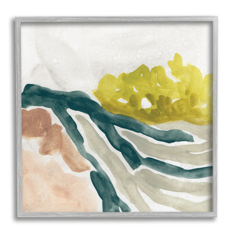 Rivière, ruisseau, courant, doux, abstrait, nature, paysage, H 17 po x l 17 po, Estampe numérique Farmhouse