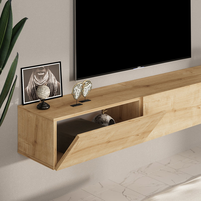 Crédence de rangement l 70,00 po Ragini, Oak