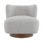 Chaise d'appoint en tweed