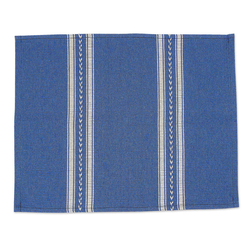 Ebern Designs Handmade Magical Blue Cotton Placemat