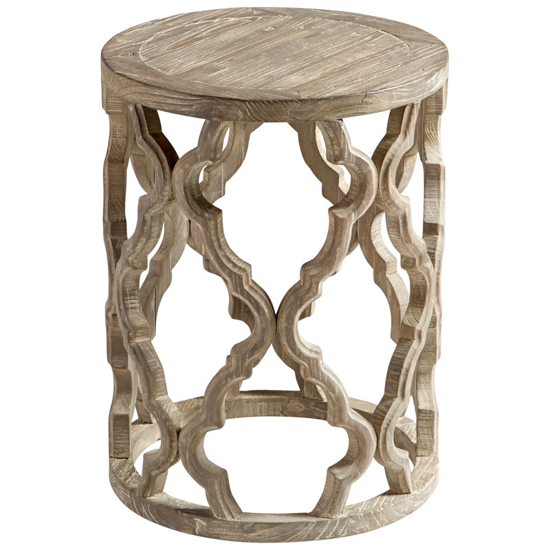 Sirah Solid Wood Top End Table