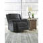Causeuse inclinable avec console et fauteuil inclinable Draycoll