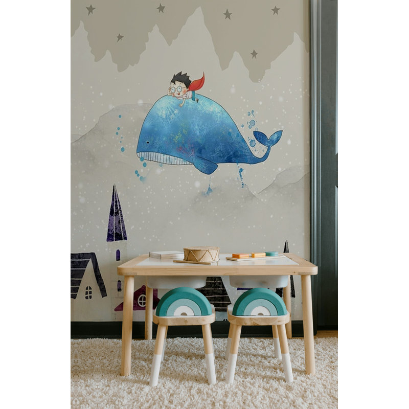 Whale Rider's Dreamscape, 108" L x 6" W