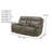 Grayson 80'' Leather Power Headrest Reclining Loveseat-102031236