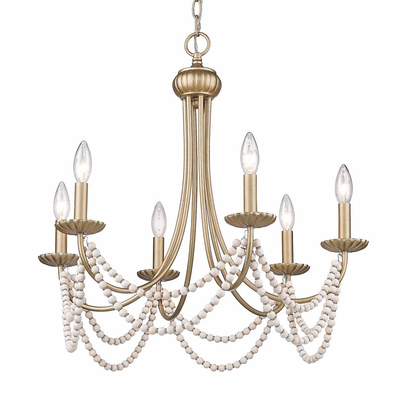 Lustre géométrique unique à 6 lumières Gabrail