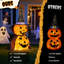 Ensemble de 2 citrouilles d'Halloween 35 po 