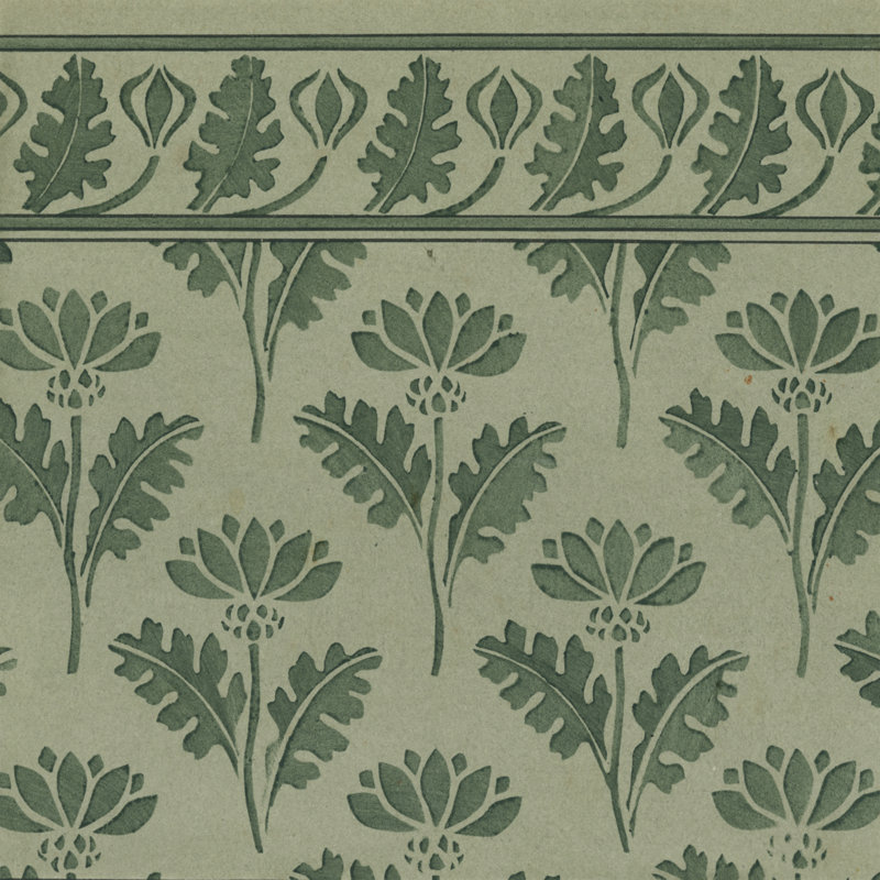 Nouveau motif textile VII, H 12 po x l 12 po x P 1,25 po