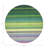 Gradient Vegan Leather Round Pebble Placemat-50817692