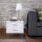 White Finish Accent Table