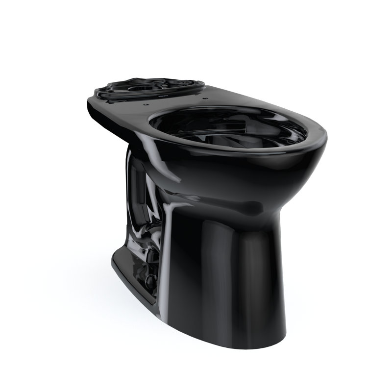 TOTO® Drake® Elongated TORNADO FLUSH® Toilet Bowl with CEFIONTECT®, Bone - C776CEG#03, Ebony