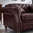 Sofas for Living Room Classic Chesterfield Tufted with Storage, 85.8" | Technical Leather | Burgundy-1850452315