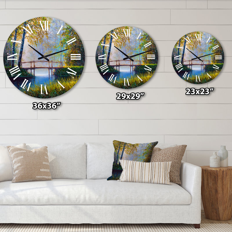 Horloge murale Lake House, Grand