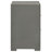 High Gloss 2-Drawer Nightstand Bedside Table