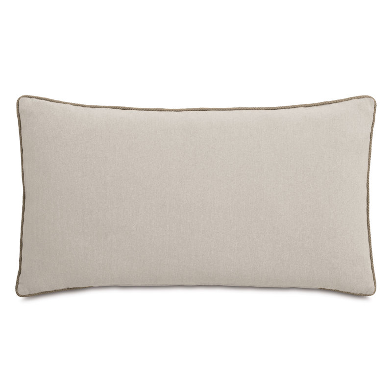 Taie décorative rayée en mélange de coton Rufus, Très grand