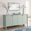 Buffet blanc festonné 4 portes Emmeline-106714566