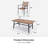 Rectangular 6 - Person 65'' L Outdoor Dining Set
