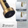 Single Handle Pull Down Kitchen Faucet with Soap Dispenser in Brushed Nickel