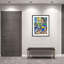 « Citrons bleus » de Charline, sur papier encadré, par Charline Print-91291671-91291663