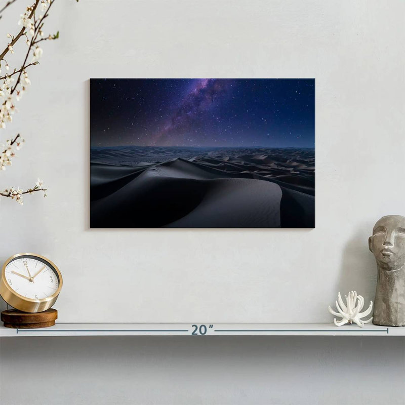 Alvord Empty Quarter Milky Way, H 8 po x l 12 po