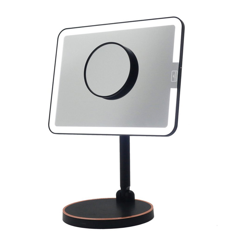 Miroir de maquillage Royale Petit, Gris anthracite