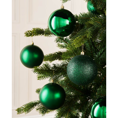11cm Solid Colour Plastic / Acrylic Bauble