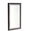 Miroir de salle de bain 40 po x 24 po à DEL avec cadre en aluminium, miroir de meuble-lavabo mural, anti-buée, mémoire, 3 couleurs, réglable en continu