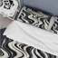 Ensemble de housse de couette noir et blanc-324875659