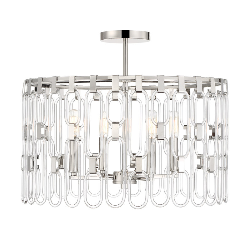 Dystanie 4 - Light Silver Single Pendant